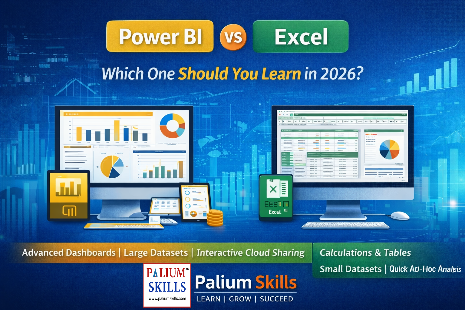 Power BI vs Excel – Which One Should You Learn in 2026?